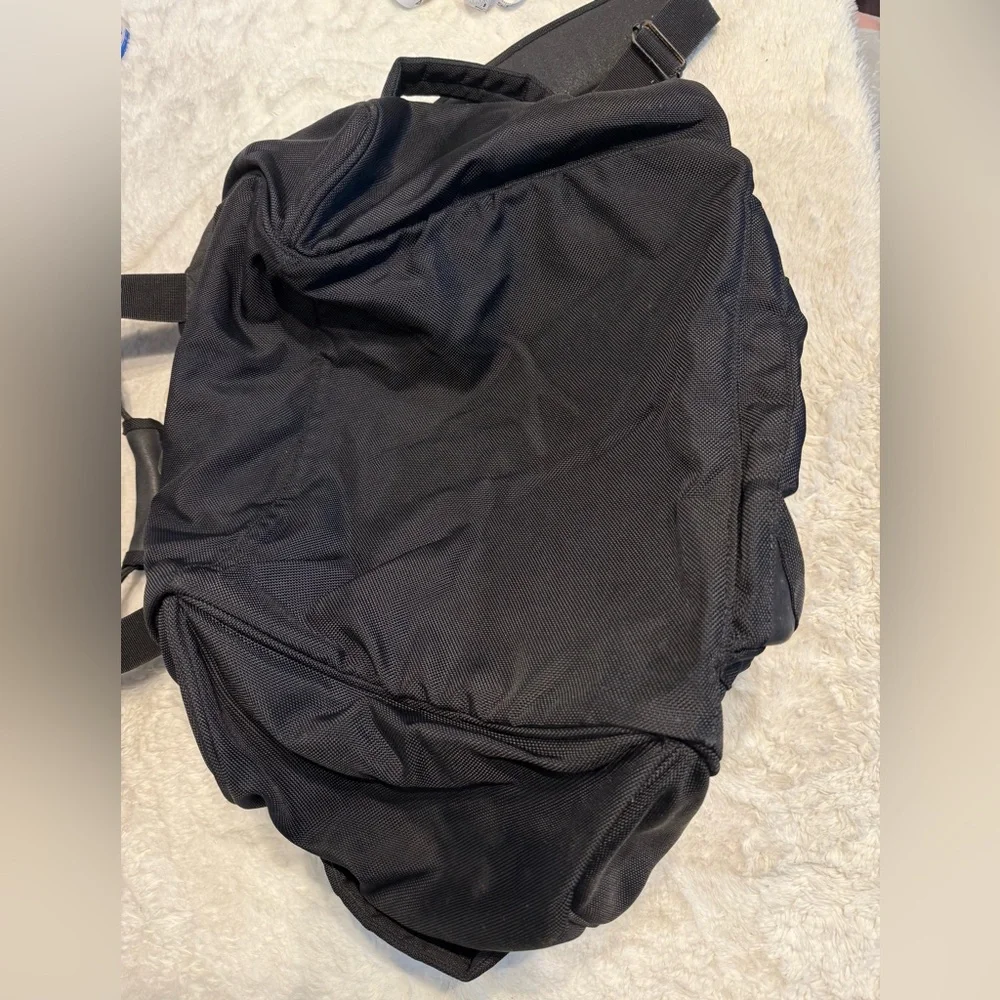 Vintage Jansport black large duffel bag